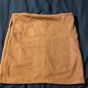 Redish/brown skirt (idk what to call the fabric but its soft)